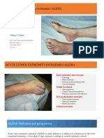 Acute Lower Extremity Ischaemia (ALEXI) : Nadraj G Naidoo