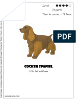 Cocker Spaniel: Level 78 Parts Time To Create 19 Hour