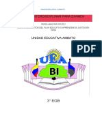 Fícha Pedagógica Examen 3 EGB ELEMEN - Interdisciplinar