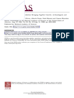 Cavalli-Sforza Et Al 1988 Reconstruction of Human Evolution - Bringing Together Genetic, Archaeological, and Linguistic Data PDF