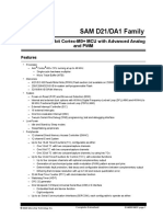 SAM D21 DA1 Family DataSheet DS40001882F PDF