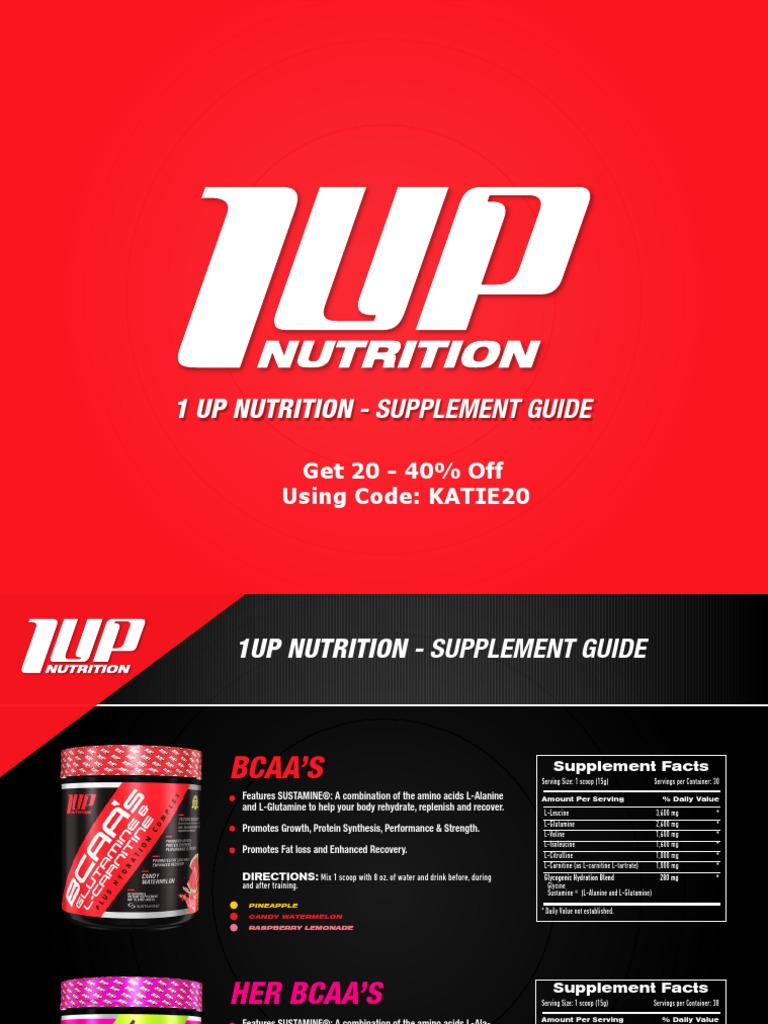 1up nutrition bcaa's glutamine & l carnitine watermelon Supplement Guide (10 Pages) PDF | PDF | Dietary Supplements Flavour:Choc Mint Crunch Sensitive skin shouldn't have Digestive support and Magnesium Malate to