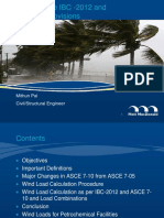 Wind Load: The IBC - 2012 and ASCE 7 - 10 Provisions: Mithun Pal Civil/Structural Engineer