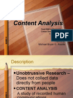 Content Analysis Report