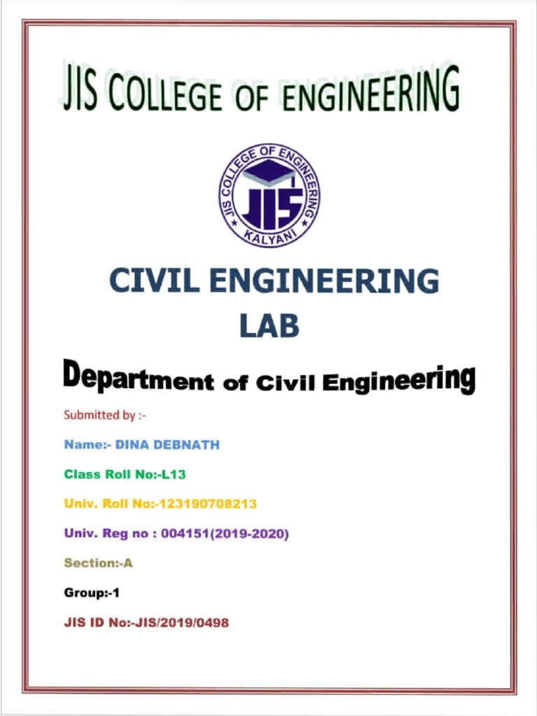 Crushing Value Test PDF Civil Engineering Economic Sectors