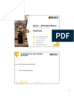 Acca - Applied Skills: Taxation