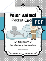 Polar Animals Pocket Chart for Kindergarten