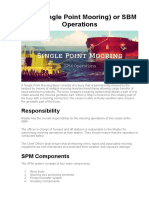 SPM (Single Point Mooring) or SBM Operations