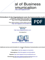 Journal of Business Communication Biofeedback Article