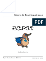 Cours de Maths BCPST