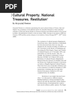 POMIAN - Cultural Property, National