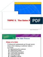 TOPIC 5. The Sales Process