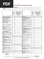 Inspection Checklist Template PDF