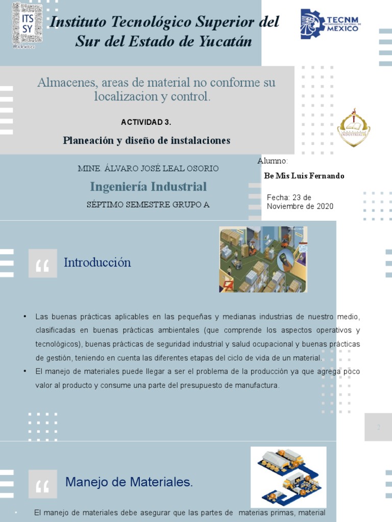 Manejo y Almacenamiento de Materiales | PDF | Almacén | Naturaleza