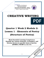 Creative Writing Module 2