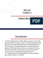 Lec - 6 Lahore Resolution