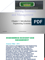 Engineering Economy and Management