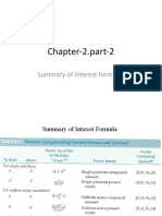 Chapter-2.part-2: Summary of Interest Formulas