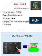 Chapter2 .Part-1: Time Value of Money Cash Flow Statement Interest Rate Simple and Compound Interest