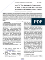 The Determinant of The Indonesia Composite Stock Price Index and Its Implication To Indonesia Foreign Direct Investment For Manufactur Sector PDF