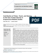 Vision, Touch, and Hearing To The Use of Sham Devices in Acupuncture