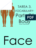 TAREA 3.- VOCABULARY PARTS OF BODY
