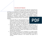 La Discriminacion en El Perú