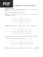 The Laplace Transform of A Periodic Function