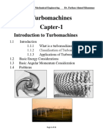 Turbomachines - Chapter 1