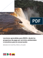 Lecciones Aprendidas en REDD+ para Los Programas de Pagos Pos Servicios Ambientales PDF