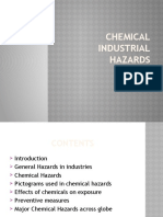 CHEMICAL INDUSTRIAL HAZARDS