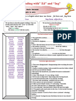 Adjectives Ed or Ing