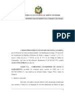 Ação Civil Pública - Casan - Qualidade Água