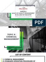 DMK5013 Basics of Quality Management in Oil and Fat Industry