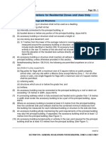130 - General Regulations For Residential Zones and Uses Only