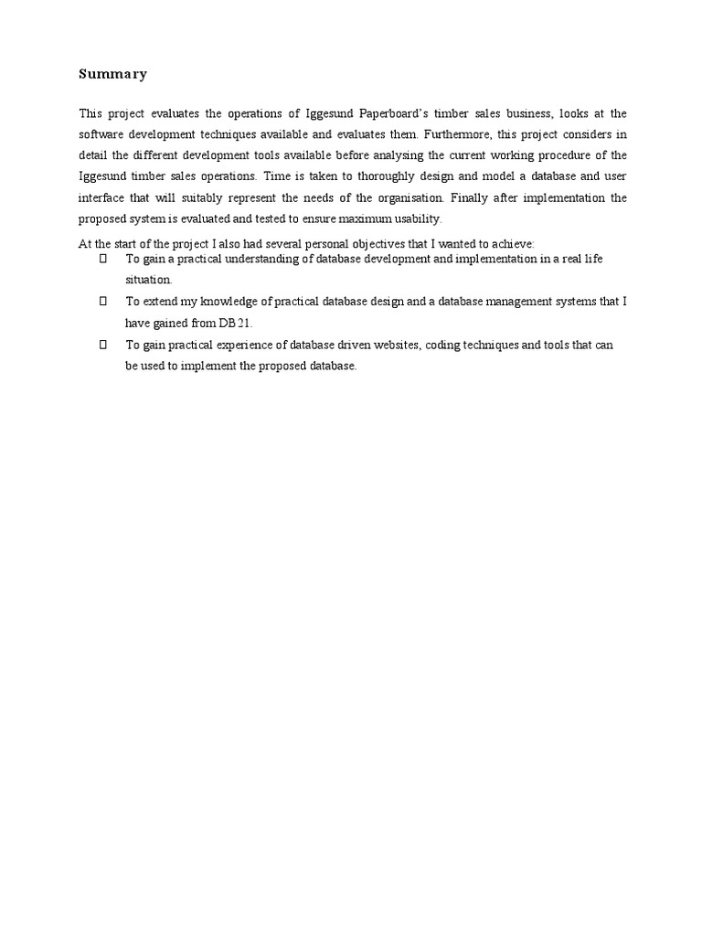 Forestry Management System Report Pdf Databases Software