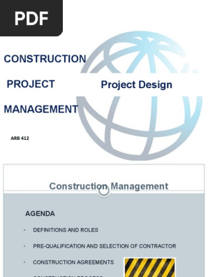 02_Construction management _II