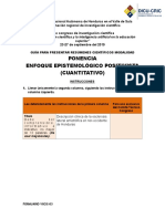 Ponencia Enfoque Epistemológico Positivista (Cuantitativo)