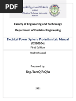 Lab Manual Electrical Power System Protection Systems PTUK 