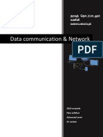 Data Communication & Network: Jutj Njhlu Ghlyk FZPDP Tiyaikg GK