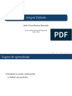 Integral Definida: Julio César Barraza Bernaola