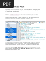 Mysql Primary Keys: Explains What A Primary Key Is, and Why It'S An Integral Part of Relational Databases