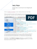 Mysql Primary Keys: Explains What A Primary Key Is, and Why It'S An Integral Part of Relational Databases