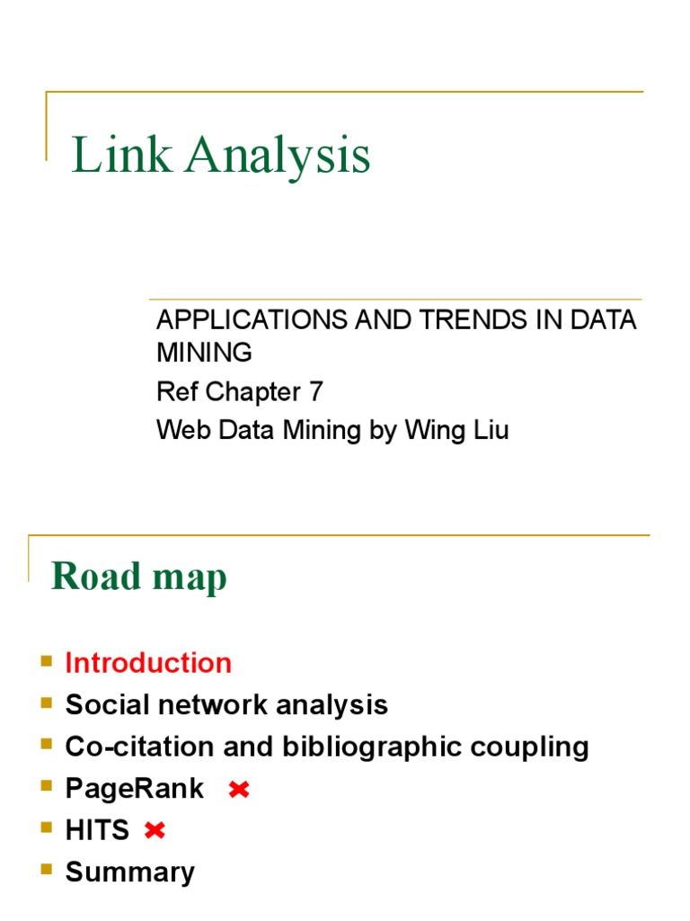 Social Network Analysis Techniques | PDF | Eigenvalues And Eigenvectors ...