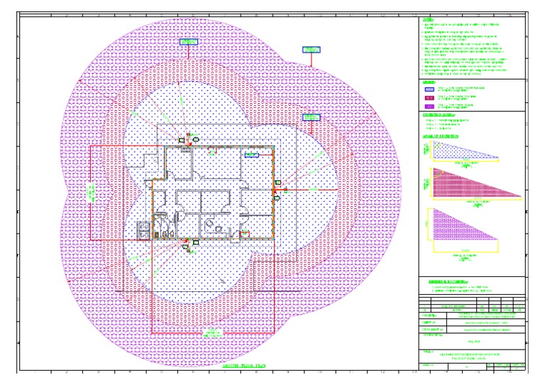 Lightning Protection System Layout For Pau Staff Room - (SH 01) | PDF