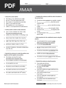 THINK L2 Unit 9 Grammar
