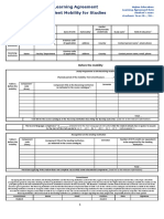 Learning Agreement For Studies 20-21