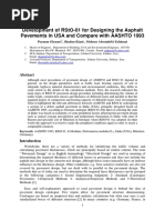 Development of RStO-01 For Designing The Asphalt Pavements in USA and Compare With AASHTO 1993