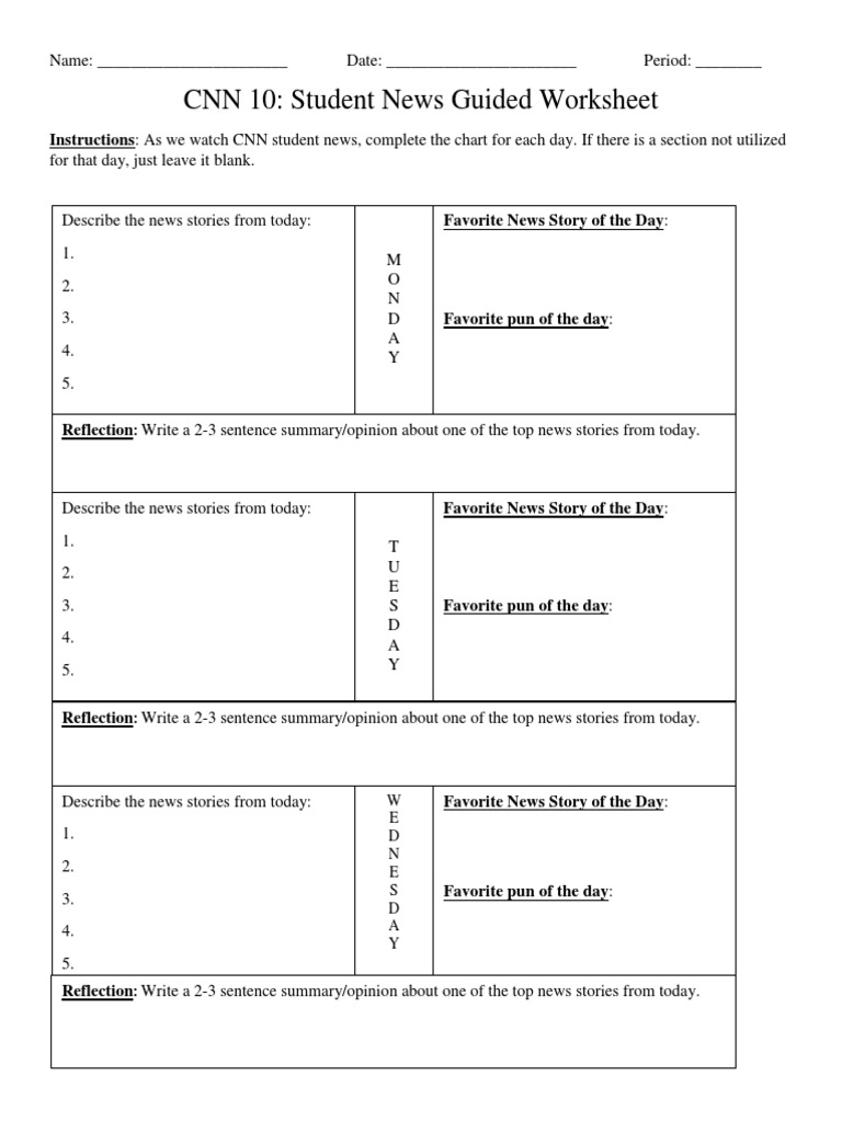 cnn-student-news-worksheet-avid-pdf-news-communication