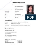 CURRICULUM VITAE Elida Karina Coronado Coc